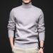 Spring And Autumn High-End Knitted 2025 New Soft Skin-Friendly Casual Fleece-Lined Warm Turtleneck Sweater For Men_voghion.com