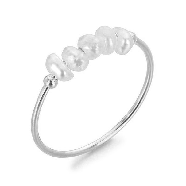 Anello da donna in acciaio inossidabile semplice, leggero, di lusso, con design di nicchia, anello per indice, anello in acciaio al titanio_voghion.com