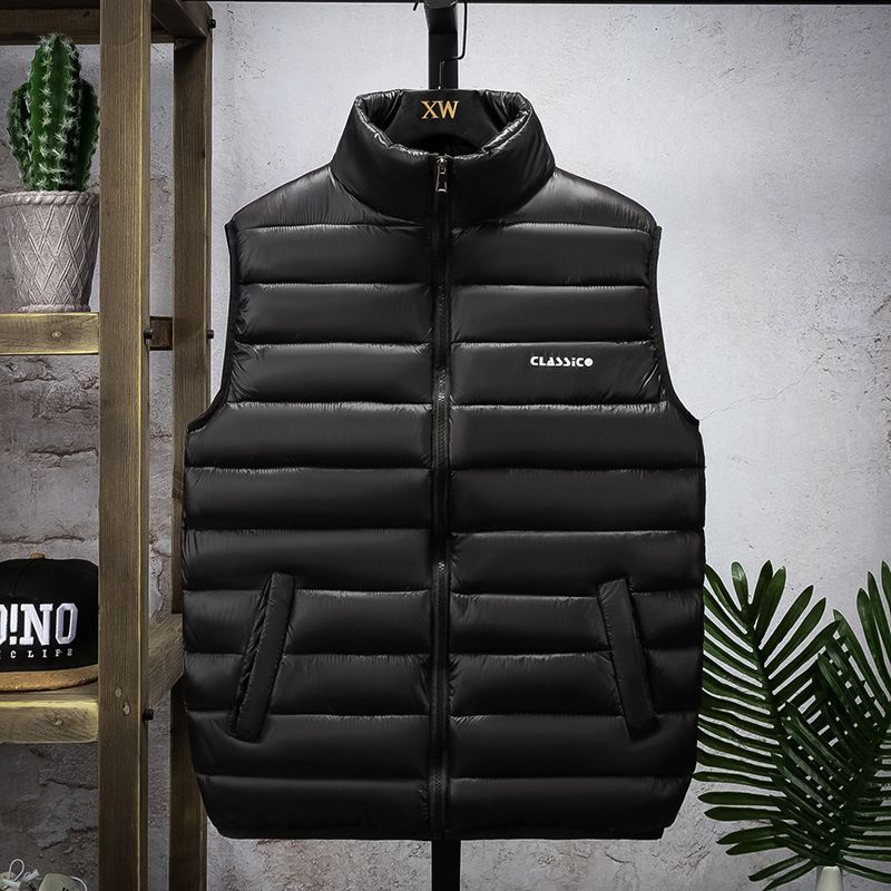 Abbigliamento da uomo nuovo autunno e inverno piumino in cotone gilet da uomo e da donna sezione corta più grasso di grandi dimensioni sezione sottile attività di gruppo gilet marea_voghion.com