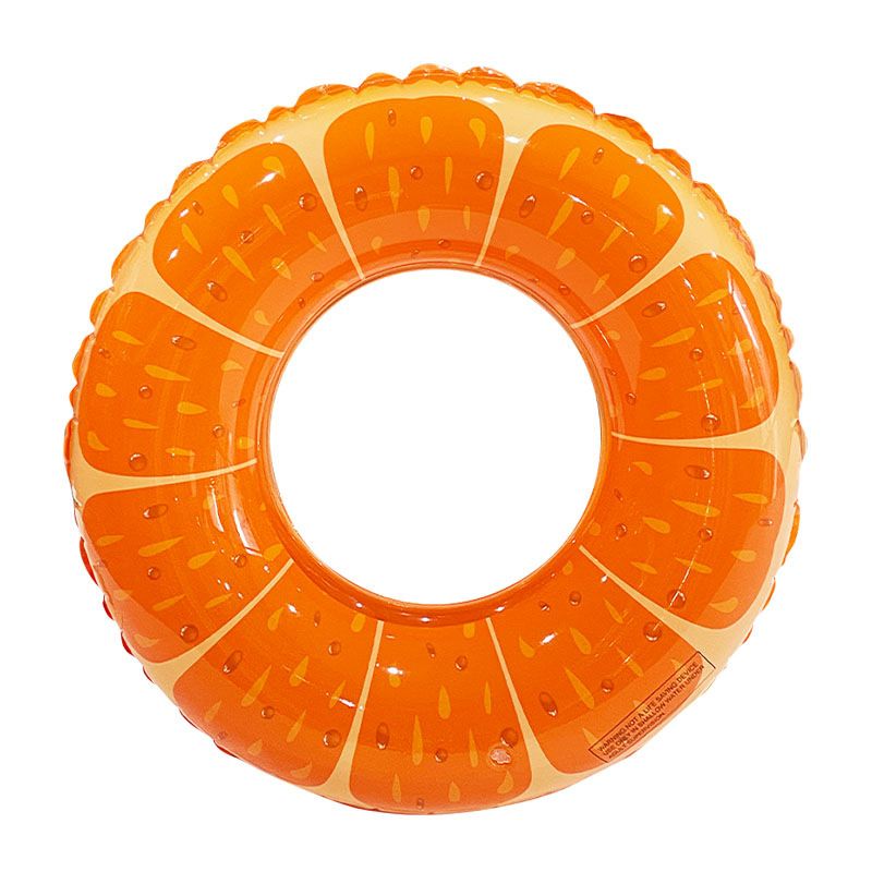 Thickened PVC Fruit Pool Floats Inflatable Orange Grape Lemon Swimming Rings For Adults High Buoyancy Water Play Relaxation_voghion.com