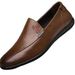 TerraStride 2025 Men's New Style Loafers Breathable Casual Shoes Comfortable Leather Soft Sole Non-Slip Men_voghion.com