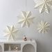 NUCHI Nouveau Pendentif Décoratif Origami Flocon de Neige Fête de Noël Décoration de Fenêtre de Maison_voghion.com