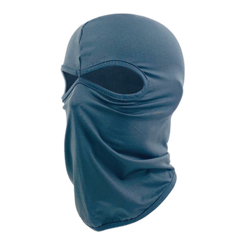 Sports Face Masks Summer Ice Silk Cycling Mask Outdoor Windproof Sunscreen Hat Masked Mask Breathable Quick Drying Double Hole Tactical Head Cover_voghion.com