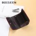 Boiseen new women's card bag version embossed multi-card slot accordion coin purse small buckle wallet wholesale_voghion.com