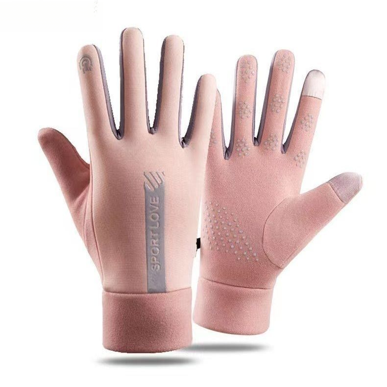 Rukavice pro muže, odolné proti chladu, voděodolné, protiskluzové, zimní sporty, dámské teplé jezdecké rukavice, venkovní dotyková obrazovka s..._voghion.com