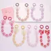 Niedliche Bowknot-Schlüsselanhänger für Frauen, süße, bunte Acrylperlen, Schlüsselanhänger, Tasche, Dekoration, Kopfhörerhülle, Anhänger, Zubehör_voghion.com