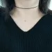 Catene Semplice All-over Nero Corda di Cera Acciaio Inossidabile Metallo Anti-sbiadimento Choker Catena per Clavicola Collo Con Collana Collare_voghion.com