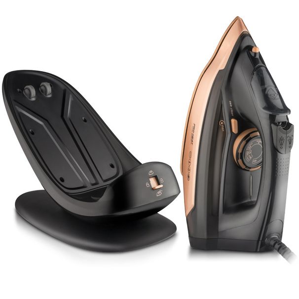 Plancha de vapor profesional - 3 niveles de temperatura con sistema de control de presión_voghion.com