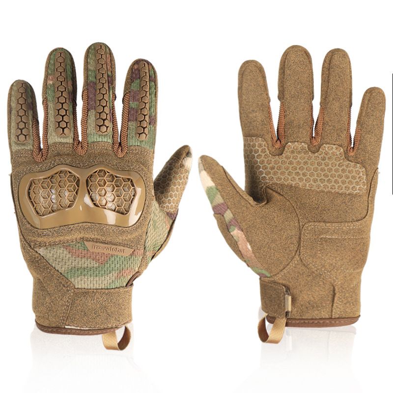 Gants tactiques de camouflage dédiés à la protection exosquelette CS écran tactile à cinq doigts anti-collision antidérapant résistant à l'usure gants de cyclisme en plein air_voghion.com