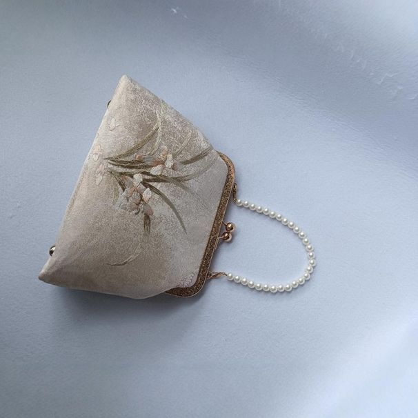 Borsa a tracolla da donna in stile cinese, fatta a mano con chiusura, cheongsam, hanfu, perle_voghion.com