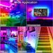 5-20M COB LED Streifen Licht RGB/RGBIC Flexible Band Lichter Hause DIY Beleuchtung Dekor_voghion.com