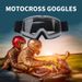 Laste kiivriga teismeliste mootorratta maastikuprillid, kõrglahutusega läbipaistvad tuulekindlad prillid_voghion.com