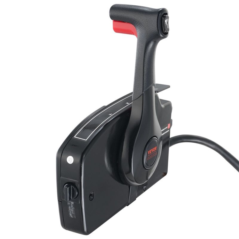 VEVOR Boat Throttle Control, 881170A13 Side-Mounted Outboard Remote Control Box for Mercury PT 4-Stroke, Marine Throttle Control Box with Power Trim S_voghion.com