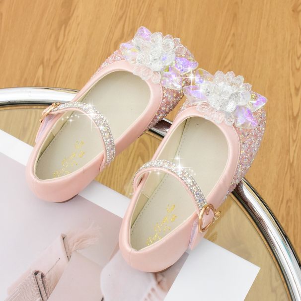 Kinder Glas Hausschuhe Frühling und Herbst Baby einzelnen Schuhe Strass Prinzessin Schuhe Klavier Laufsteg Kleid Schuhe weiche Sohlen Lederschuhe_voghion.com