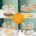 Light Luxury Rotating Cup Holder With Tray Storage Rack Inverted Storage Glass Cup Holder Home Use New Model Draining Rack_voghion.com