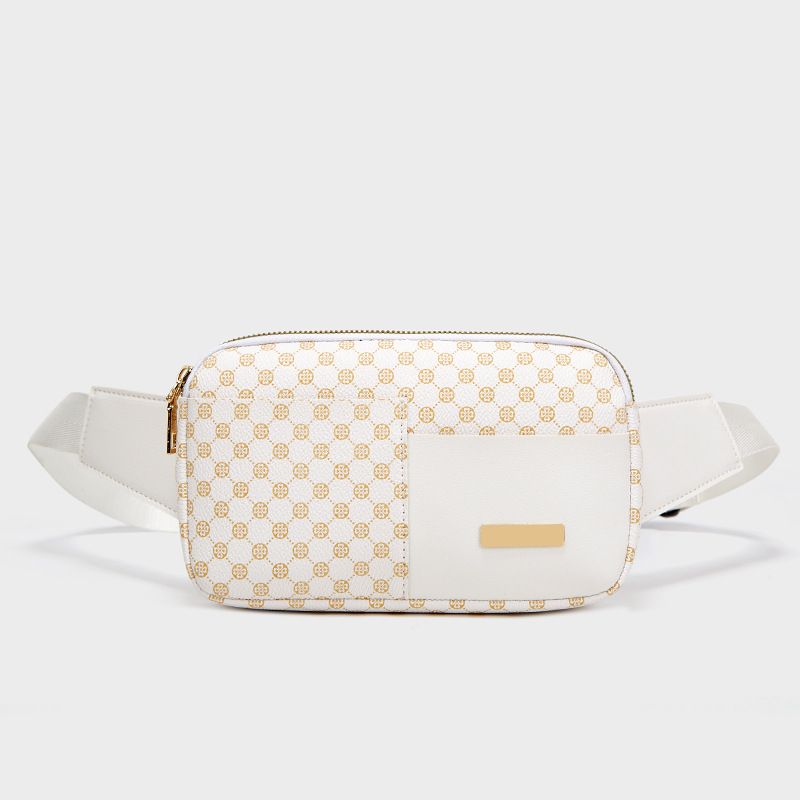 2024 Nouvelle tendance de la mode Sac de poitrine polyvalent minimaliste Sac de taille de sport pour femmes Sac de taille imprimé tendance pour femmes Sac de poitrine de grande capacité pour femmes_voghion.com