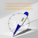 Digital Thermometer CE Certified, 10-Second Reading For Oral/Rectal/Axillary, Fever Alarm & Memory, Flexible Tip_voghion.com