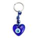 New Heart-shaped Keychain, Five-pointed Star Devil's Eye Keychain, Car Key Pendant, European And American Jewelry._voghion.com