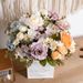 Havlotus efterårsrose simuleringsblomstproducenter grønne planter bryllupsdekorationer_voghion.com