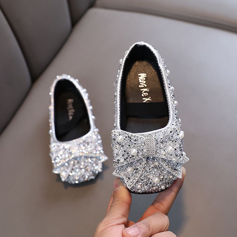 mother&kids summer new style bow lady girl princess girl baby princess single shoes leather shoes dance performance_voghion.com