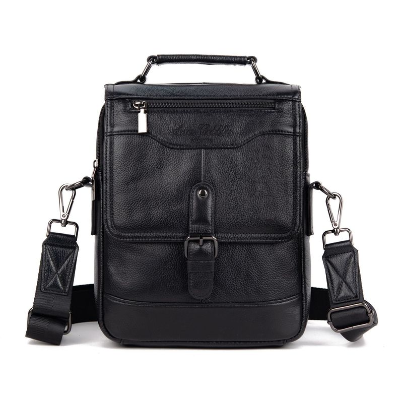 Echtes Leder Handtasche Multifunktionale Schulter Crossbody Casual Business Tote Bag Große Kapazität Top Layer Rindsleder_voghion.com
