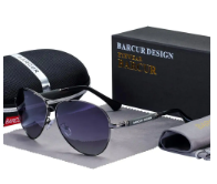 HOT VERKAAF Hot Sale Design Sonnebrëller fir Männer Memory Legierung Frame Pilot Gradient Polariséiert Sonnebrëller Mann Frae Schieter Oculos De Sol_voghion.com