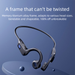 2023 New X7 Bone Air Conduction Wireless Earphones Sports Digital Display Card Slot Bluetooth Music Dual Mode_voghion.com