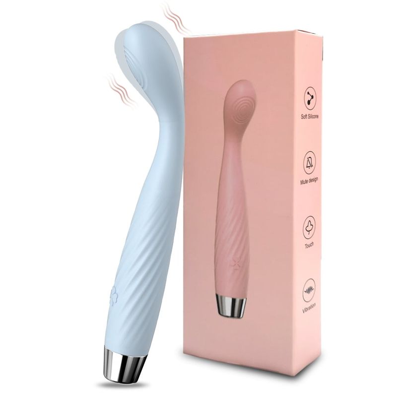 Mini G-Spot Finger Vibrator Sexy Toys Vibrators For Women Female Adult Stimulator Rose Vibrator Blue_voghion.com