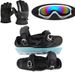 Mini Third Generation Outdoor Snow MiniSki Skates Lightweight Wear-Resistant Integrated Ski Shoes_voghion.com