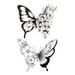 Q 081-120 Small Fresh Waterproof Tattoo Sticker Set Any Combination_voghion.com