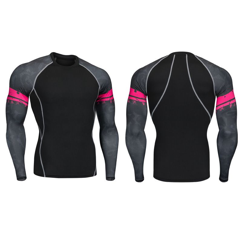 Abbigliamento sportivo e fitness da uomo per allenamento di basket, compressione, attillato, da corsa all'aperto, ad asciugatura rapida,_voghion.com