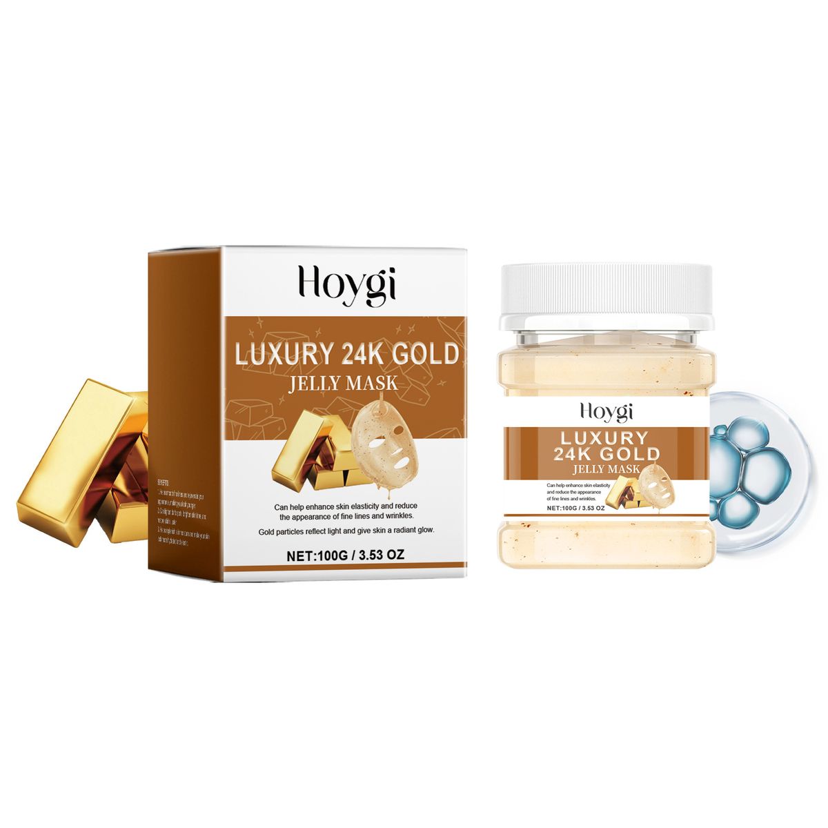 Gold Moisturizing Mask Powder, Moisturizing and Moisturizing Skin, Delicate Skin Moisturizing Mask Powder_voghion.com