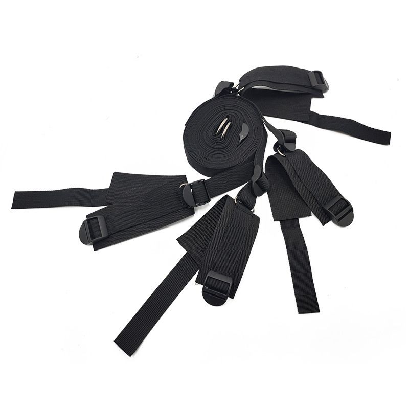 SM, restrizioni per il letto, cinghie per dormire, manette per mani e piedi, divaricatore per gambe, giocattoli sessuali alternativi per coppie_voghion.com