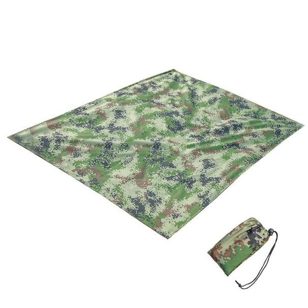 100x145cm Outdoor Pocket Picnic Camping Waterproof Moisture Mat Camouflage Beach Blanket Folding Cover Bedding_voghion.com