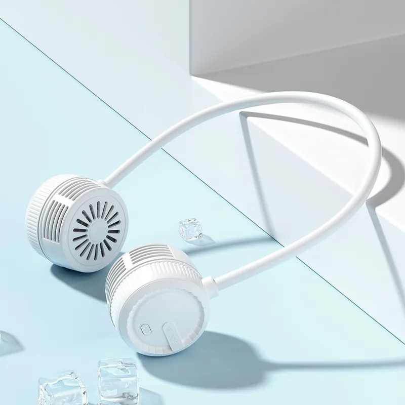 Hanging Portable USB Small Hanging Neck Electric Fan Charging Silent Mini_voghion.com