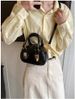 Fashionable Hand-held Bowling Bag For Women 2024 New Item Niche Retro Shell Bag High-end And Versatile Shoulder Bag Crossbody Bag_voghion.com