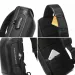 BANGE Borsa a tracolla da uomo impermeabile multifunzione in fibra di carbonio con motivo a tracolla USB Sg Messenger Bag Pack_voghion.com