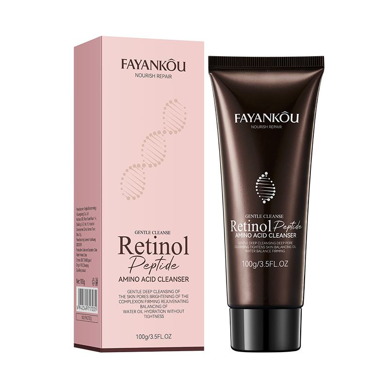 FAYANKOU Retinol Peptide Amino Acid Facial Cleanser_voghion.com