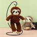 Sloth Cute Plush Adorable Keychain And Bag Charm Perfect For And Kids Adults_voghion.com