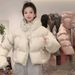 Women’s Oversized Short Puffer Jacket – Hooded Duck Down Coat For Petite & Casual Winter Style | S & M_voghion.com