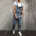 Men's denim overalls, suspenders, jeans rompers_voghion.com