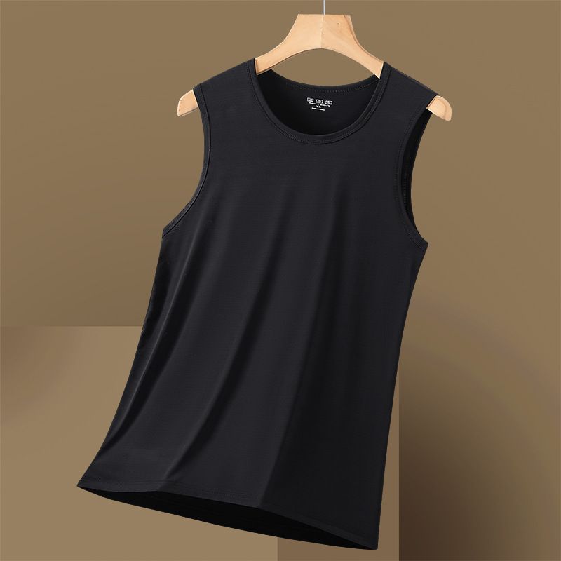 Summer Ultra-thin And Breathable Sports Quick Drying Top, Running Fitness Sleeveless T-shirt, Ice Silk Elastic Large_voghion.com