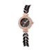 New Women's With Rhinestones, Small Dial, Slim Bracelet, Adjustable Strap, Fashionable Quartz Watch_voghion.com