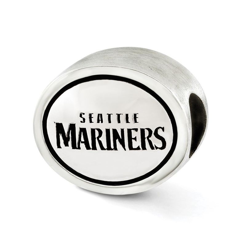 Sterling Silver Siskiyou Buckle Antiqued Seattle Mariners Bead_voghion.com