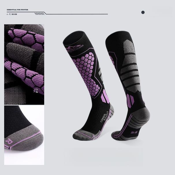 Ski Tube Winter Warm Thickened Long Women Professional Cycling Climbing Running Socks Hiking Outdoor_voghion.com