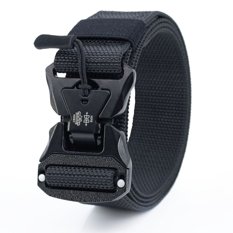 Gorący metalowy pasek męski z klamrą Army Outdoor Hunting Tactical Multi Function Combat Survival Marine Corps Canvas For Nylon Male_voghion.com