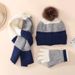 Neu Winter kinder Warme Set mit Samt Gestrickte Hut Hand für die Plattform_voghion.com