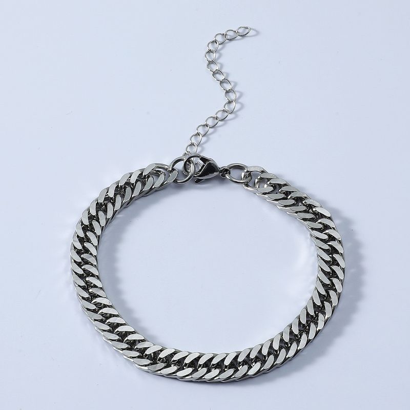 Cuban Necklace Hip Hop Titanium Steel Non-Fading High Street Thick Chain Jewelry Accessories New Arrival_voghion.com