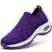 Women's 2025 New Style Simple, Fashionable, Comfortable Sports With One Step Stepping And Sock Mouth Multi Color Casual_voghion.com