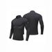 New Running Fitness Quick-drying Clothes Semi-zipper Men's Fashion Breathable Elastic Tight_voghion.com